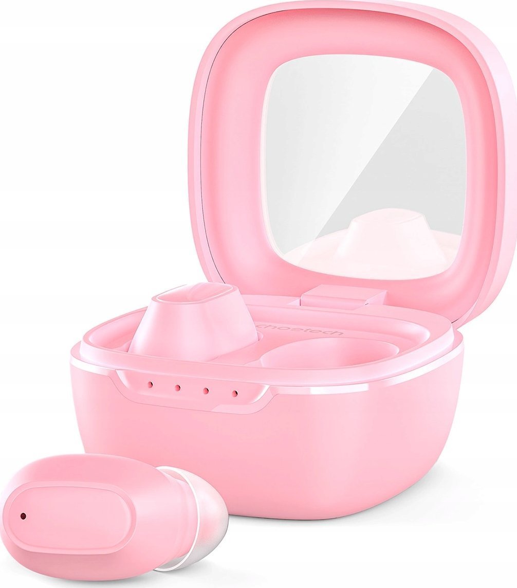 Słuchawki Choetech Słuchawki Choetech MEMS bezprzewodowe TWS Bluetooth 5.3 - różowe