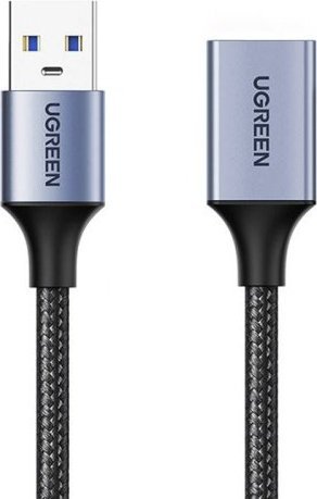 Kabel USB Ugreen USB-A - USB-A 2 m Czarny (10497)