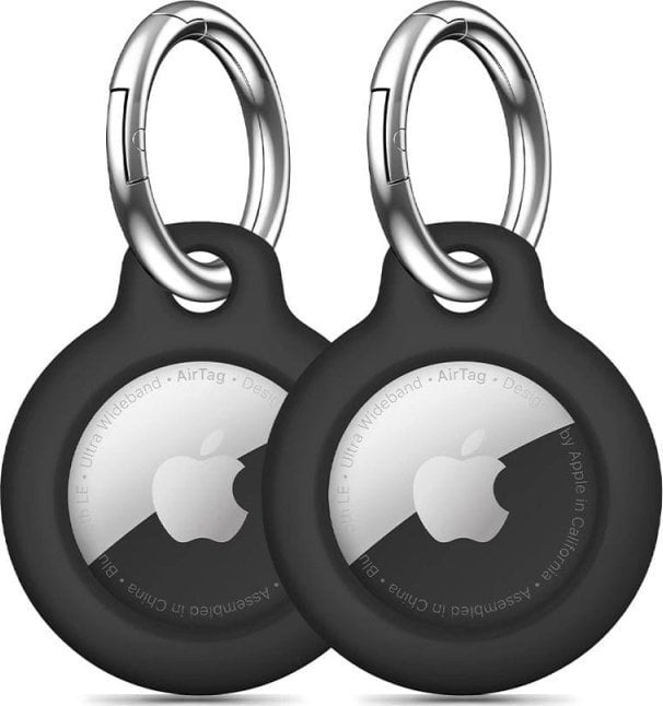 TECH-PROTECT ROUGH 2-PACK APPLE AIRTAG BLACK