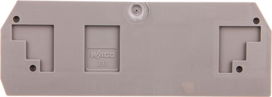 Wago Ścianka końcowa szara 283-350