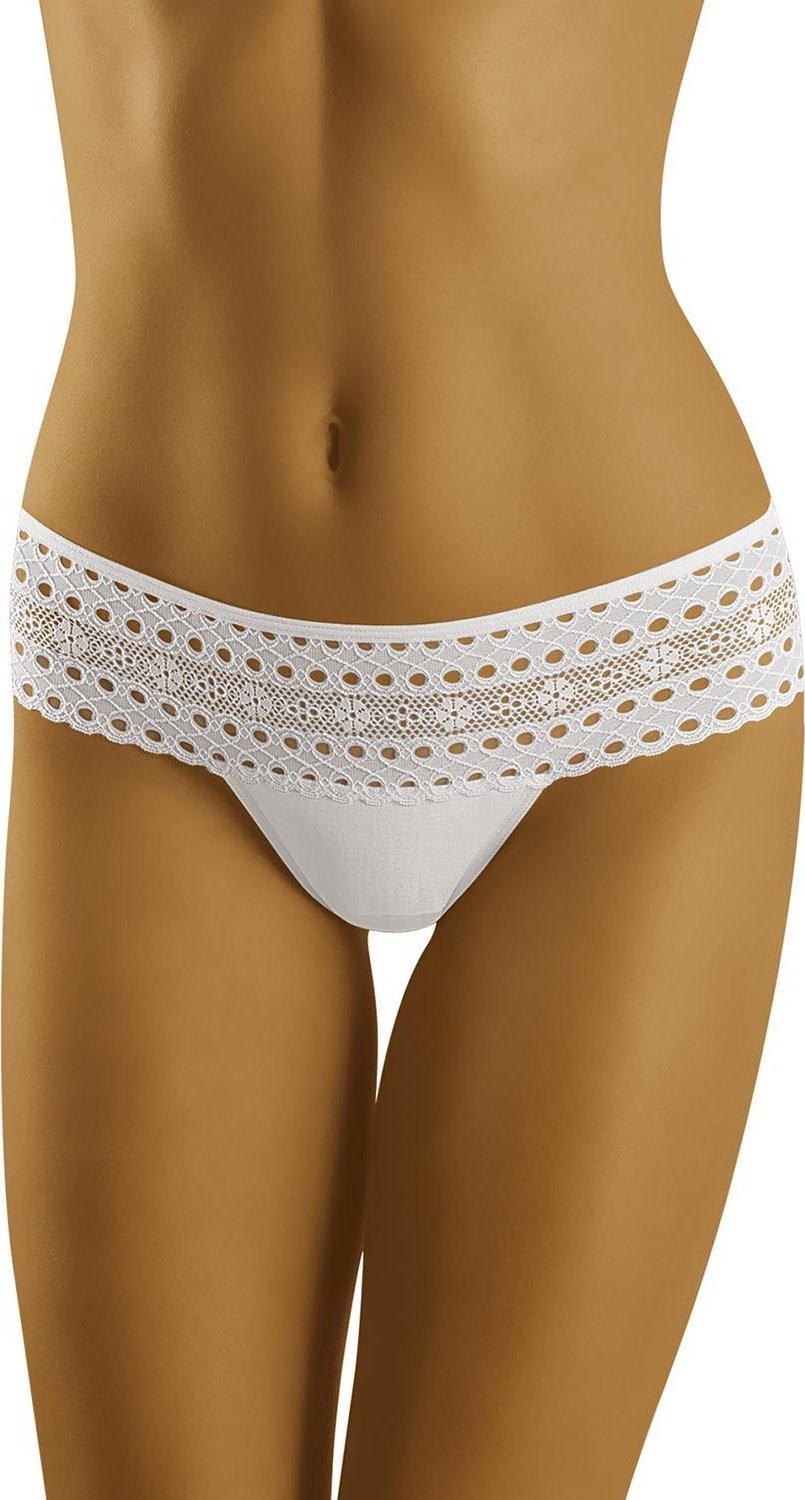 Wolbar Wol-Bar Eco-Fo biały S Majtki szorto-stringi