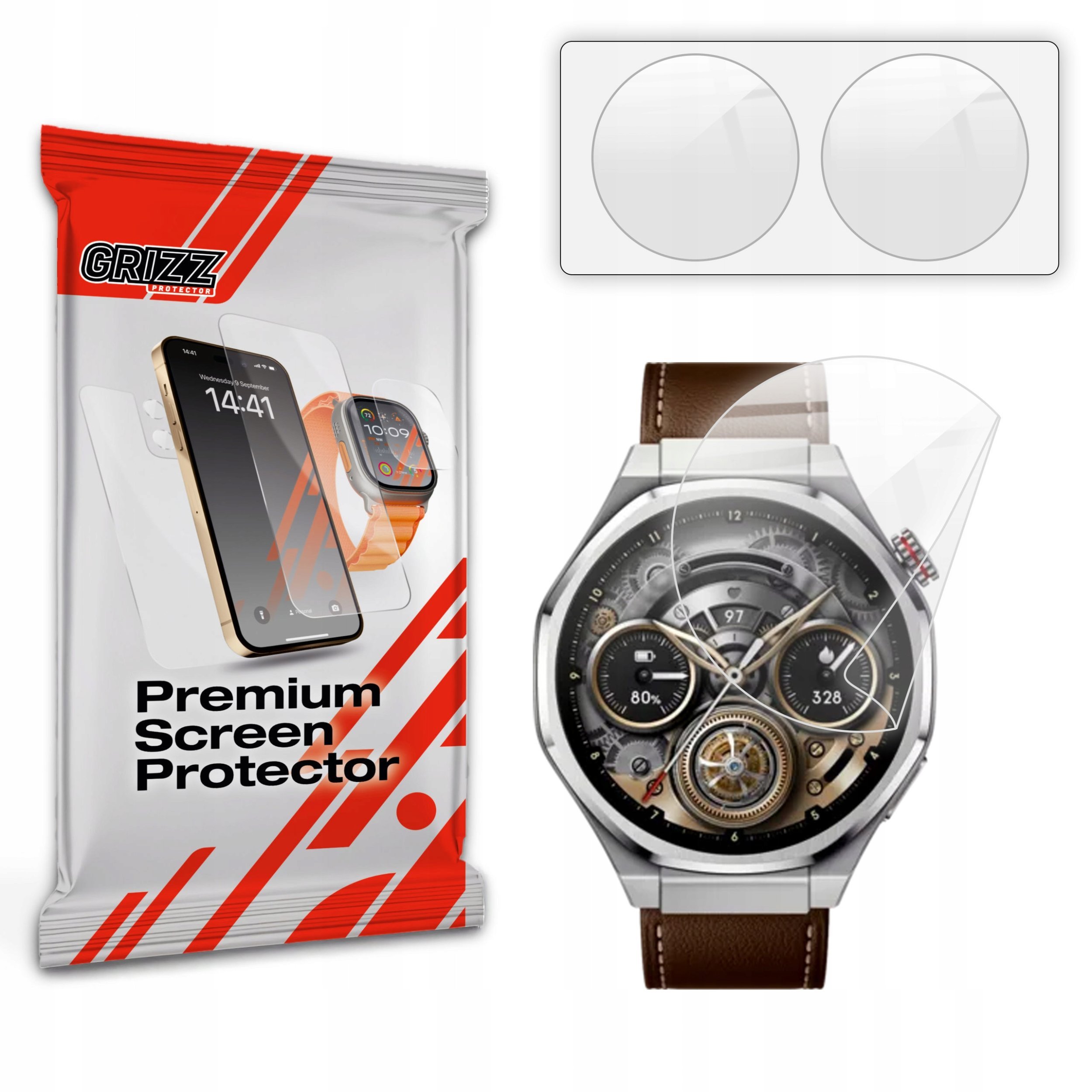 Folia ceramiczna GrizzGlass CeramicFilm do Honor Watch 5 Ultra