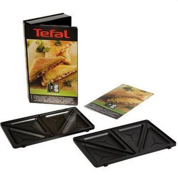 Tefal Płyty do opiekacza do trójkątnych kanapek tostowych + książka (XA800212)