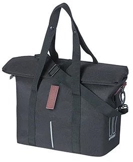 Sakwa miejska pojedyncza BASIL CITY BICYCLE HANDBAG 8-11L, KF-Hook System, wodoodporna black (NEW)