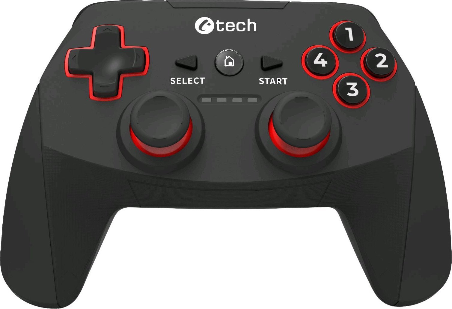 C-TECH Gamepad Khort pro PC/PS3/Android, 2x analog, X-input, vibrační, bezdrátový, USB