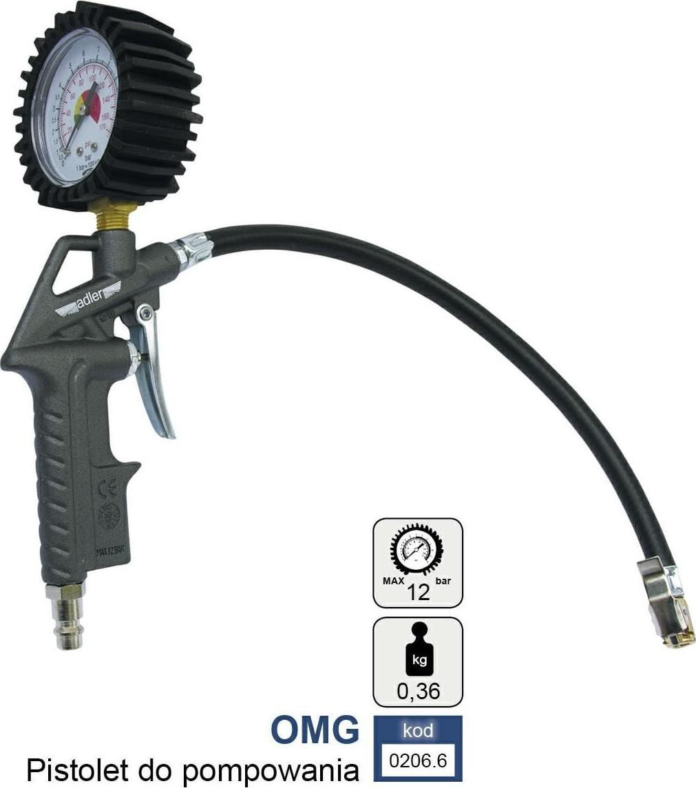 Adler MAR PISTOLET DO POMPOWANIA / ADLER MAR0206.6
