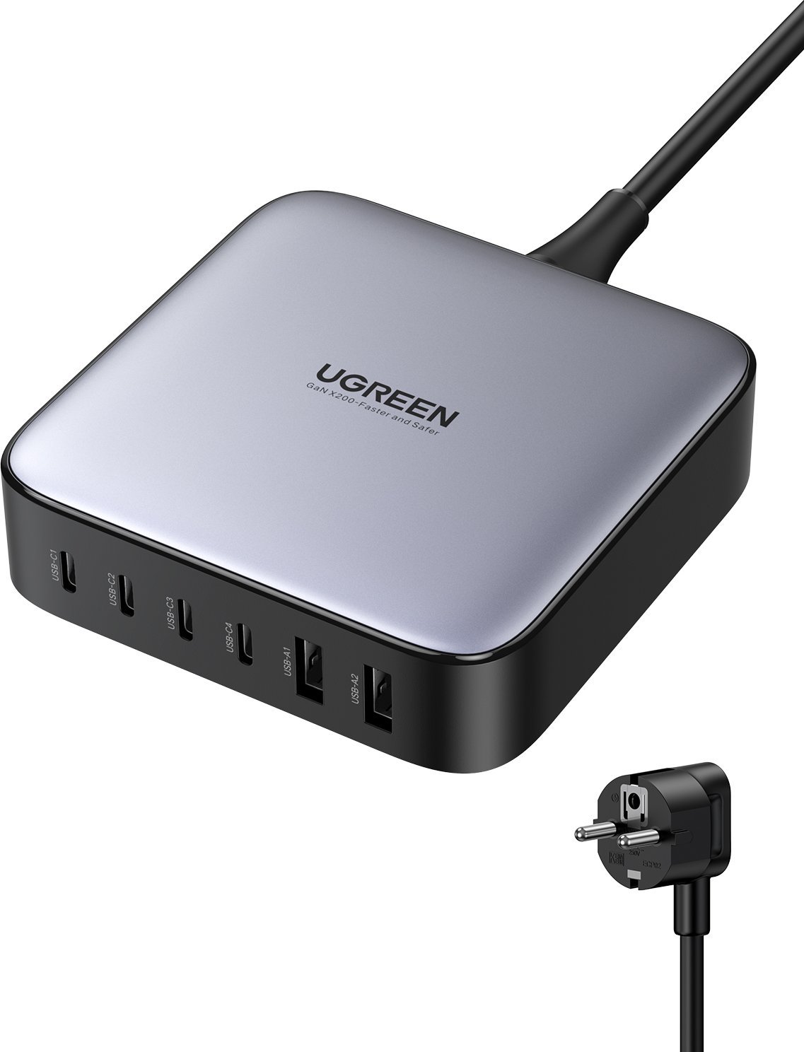 Ładowarka Ugreen Brak 2x USB-A 3x USB-C 5 A (40914)