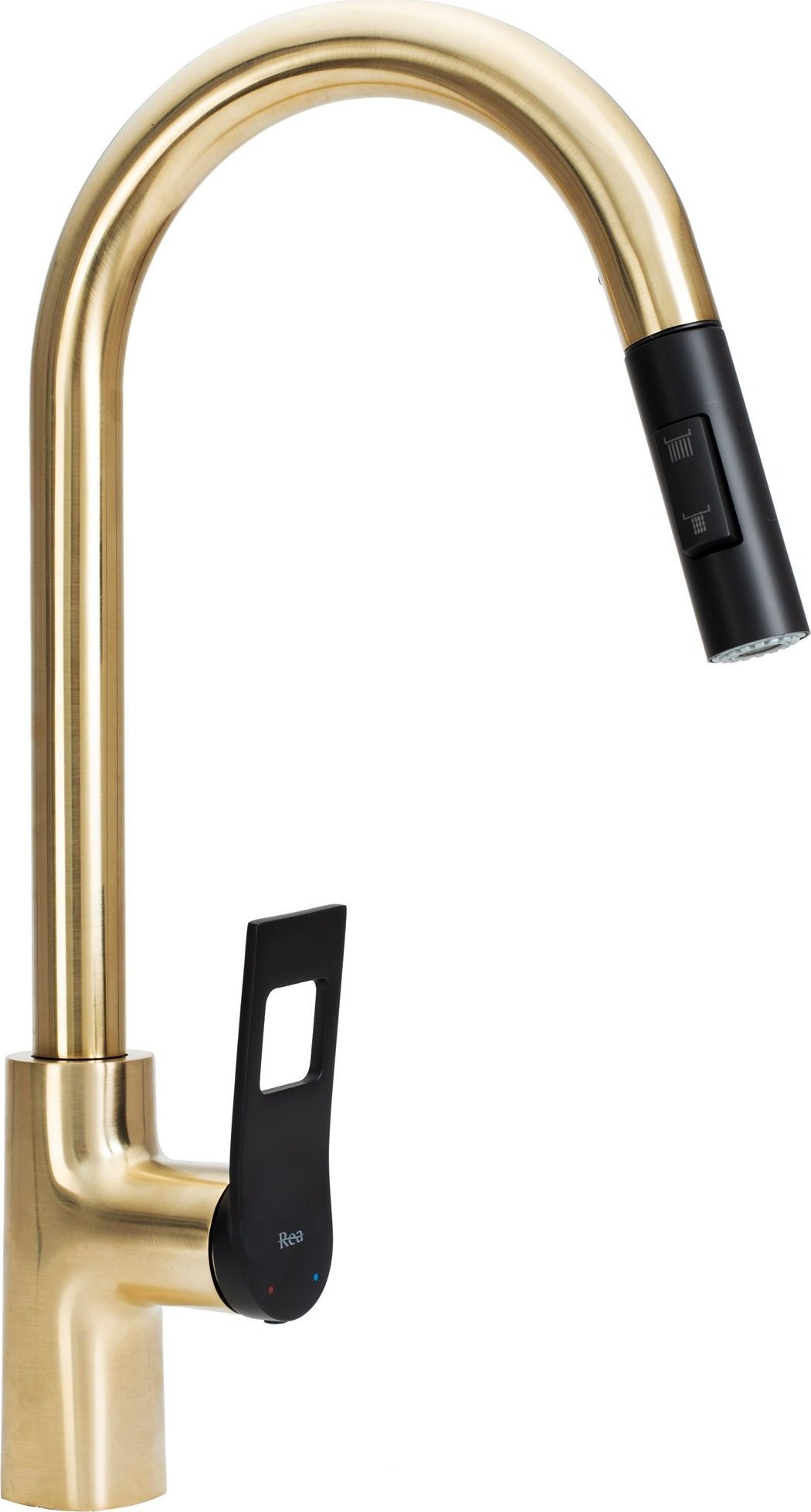 Rea Bateria kuchenna Rea SOUL Czarna/ Złota Szczotkowana