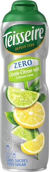 Teisseire Syrop koncentrat cytryna i limonka Zero cukru 600ml - Teisseire