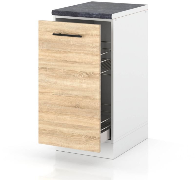 Szafka Kuchenna Stojąca Z Blatem Szafka Cargo 60cm Spremium Dąb Sonoma