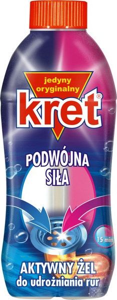 Kret KRET_Podwójna siła aktywny żel do udrożniania rur 700g