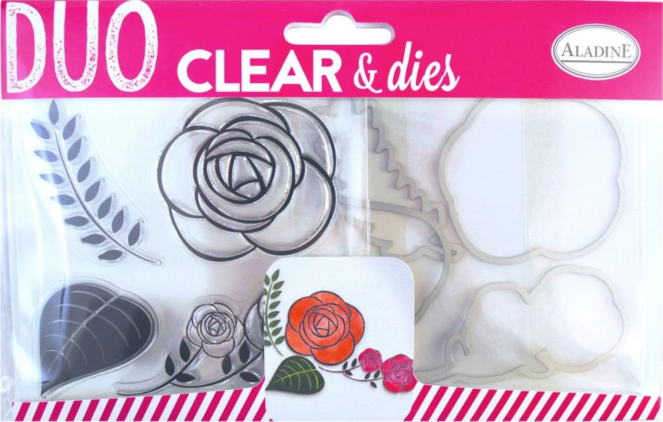 Aladine Stemple silikon z wykrojnikami Róże