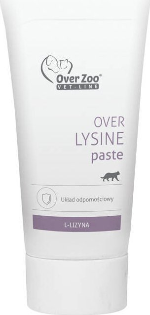 Over Zoo Over Lysine Paste Pasta na prawidłowe funkcjonowanie układu odpornościowego kotów 50 g