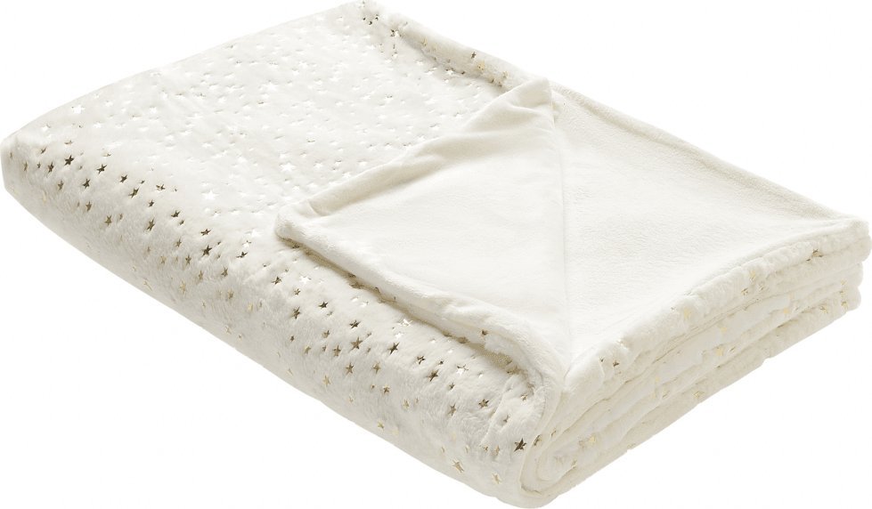 Beliani Koc 150 x 200 cm kremowy ALAZEYA