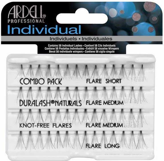 Ardell Individuals Combo Pack - kępki sztucznych rzęs 56 szt