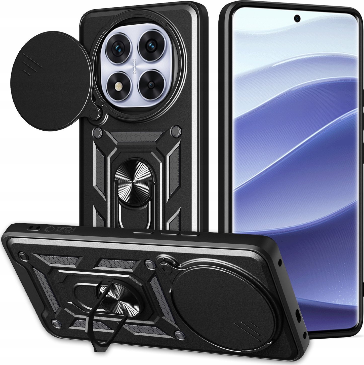 TECH-PROTECT CAMSHIELD PRO XIAOMI REDMI NOTE 14 PRO 5G / POCO X7 5G MATTE BLACK