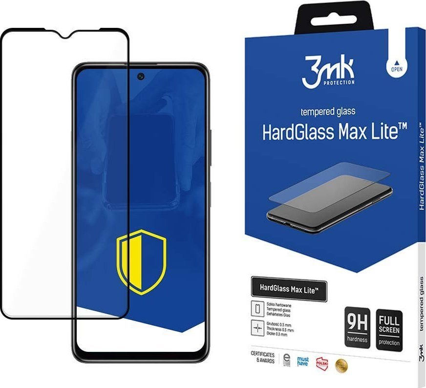 3MK Szkło hartowane 3MK HardGlass Max Lite Xiaomi POCO M4 5G czarne