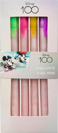 Undercover Długopisy żelowe, 6 szt - Myszka Minnie