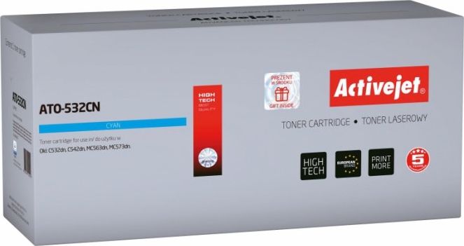 Toner Activejet Cyan Zamiennik 46490403 (ATO-532CN )