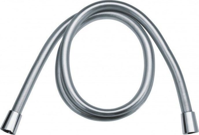Wąż prysznicowy Onnline Wąż natryskowy 150 cm Onnline PCV Silver, nakrętka stożkowa, obrotowa końcówka