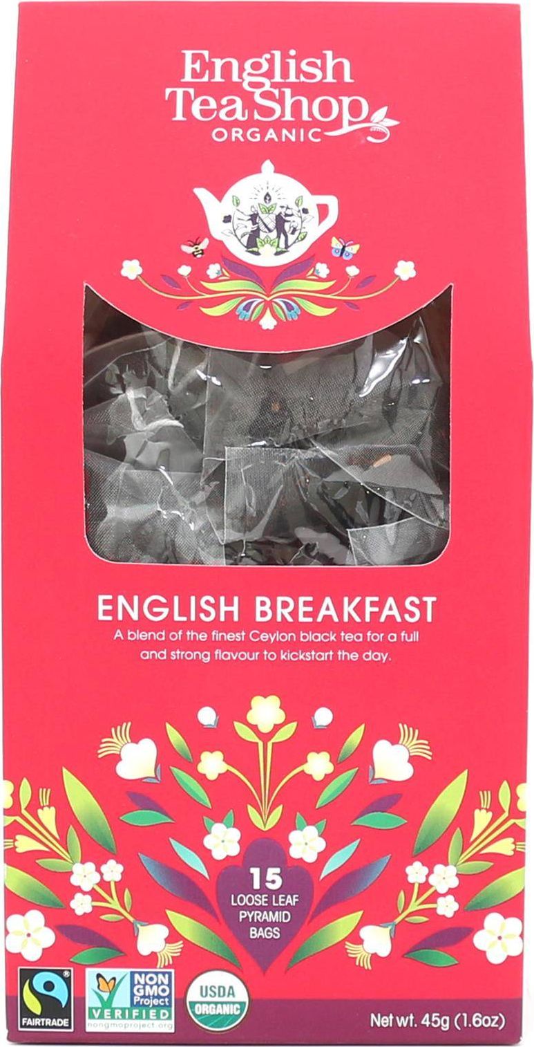 English Tea English Tea Shop, Herbata English Breakfast, 15 piramidek