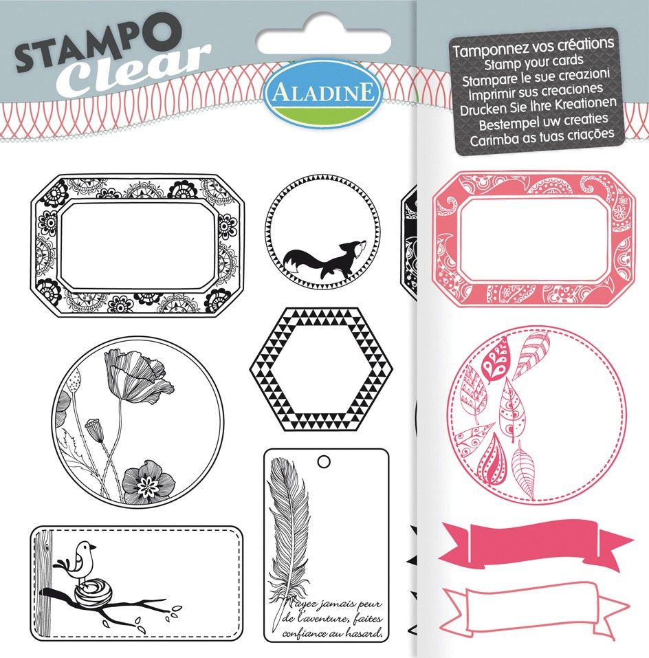 Aladine Stemple silikonowe Etykiety