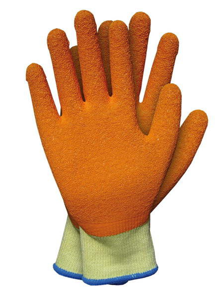 Reis Rękawice dzianinowe powlekane gumą RECODRAG pomarańczowe - RECO P