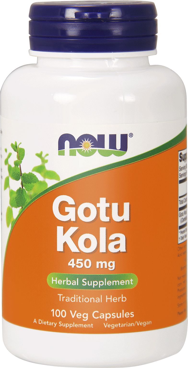 NOW Foods Gotu Kola 450mg 100 kapsułek