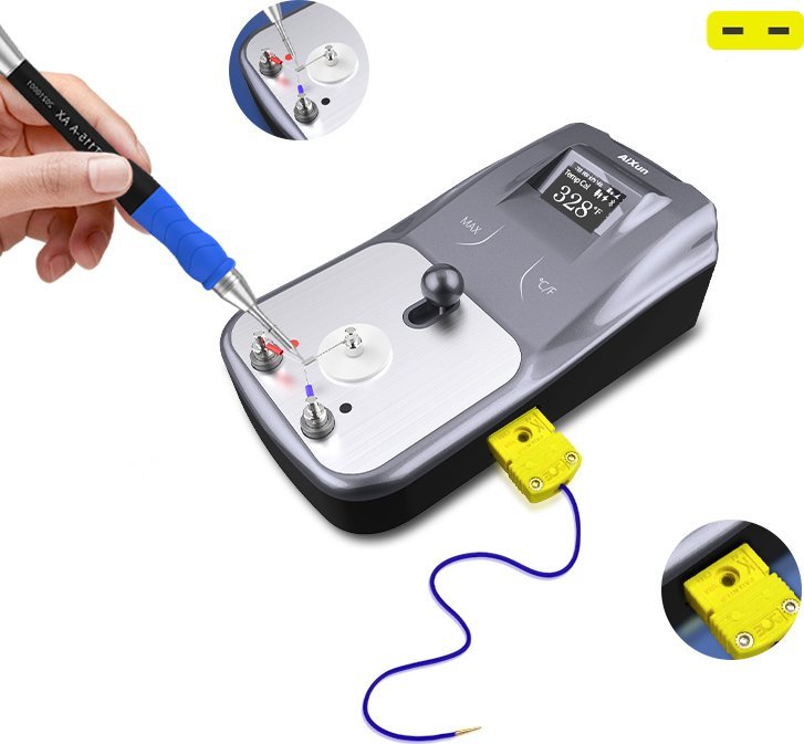 Inteligentny Miernik Cyfrowy Termometr do Kalibracji Grotów Aixun DT01