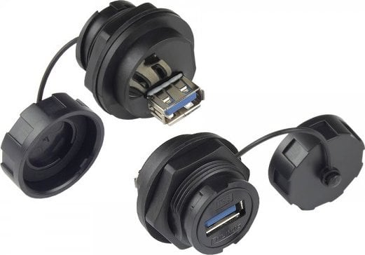 Adapter AV Alcasa Alcasa IC04-U304 wtyczka USB A Czarny