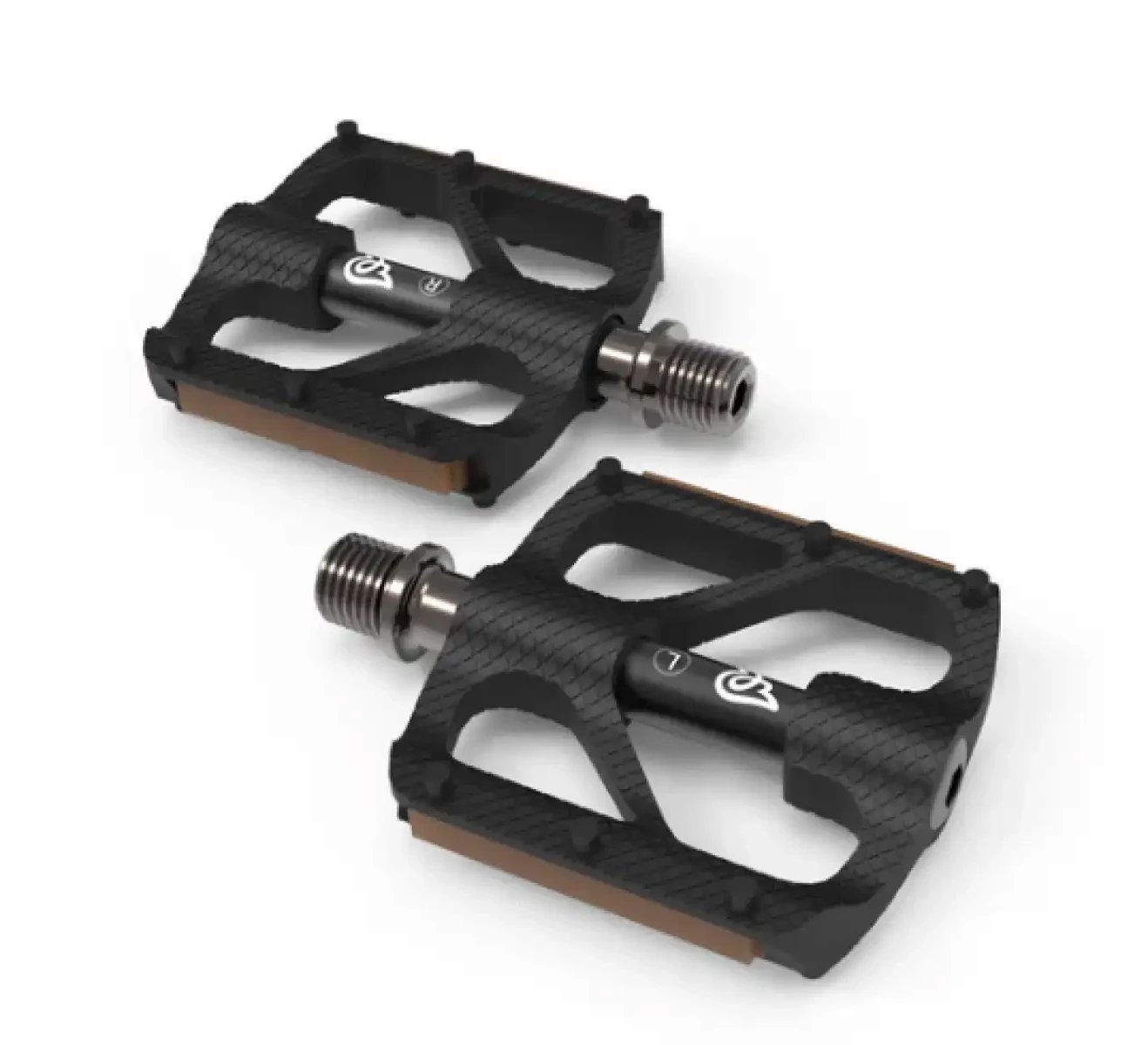 EARLY RIDER ER P1 Resin Pedalai 9/16 juodas