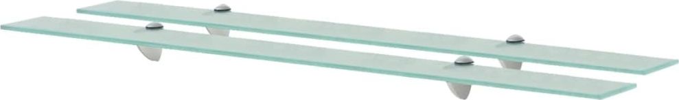 vidaXL Półka pod lustro 100cm przezroczysty (3051525)