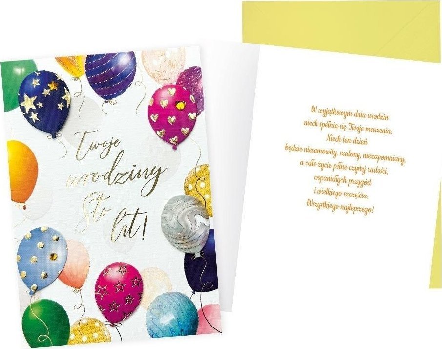 Karnet Twoje urodziny