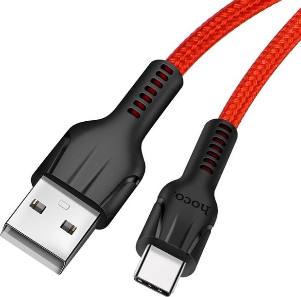 Kabel USB Hoco USB-A - USB-C 1.2 m Czerwony
