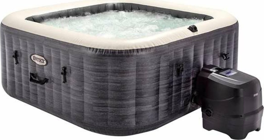 Jacuzzi ogrodowe Colorbaby Nadmuchiwane spa Colorbaby Purespa Burbujas Greystone Deluxe 795 L