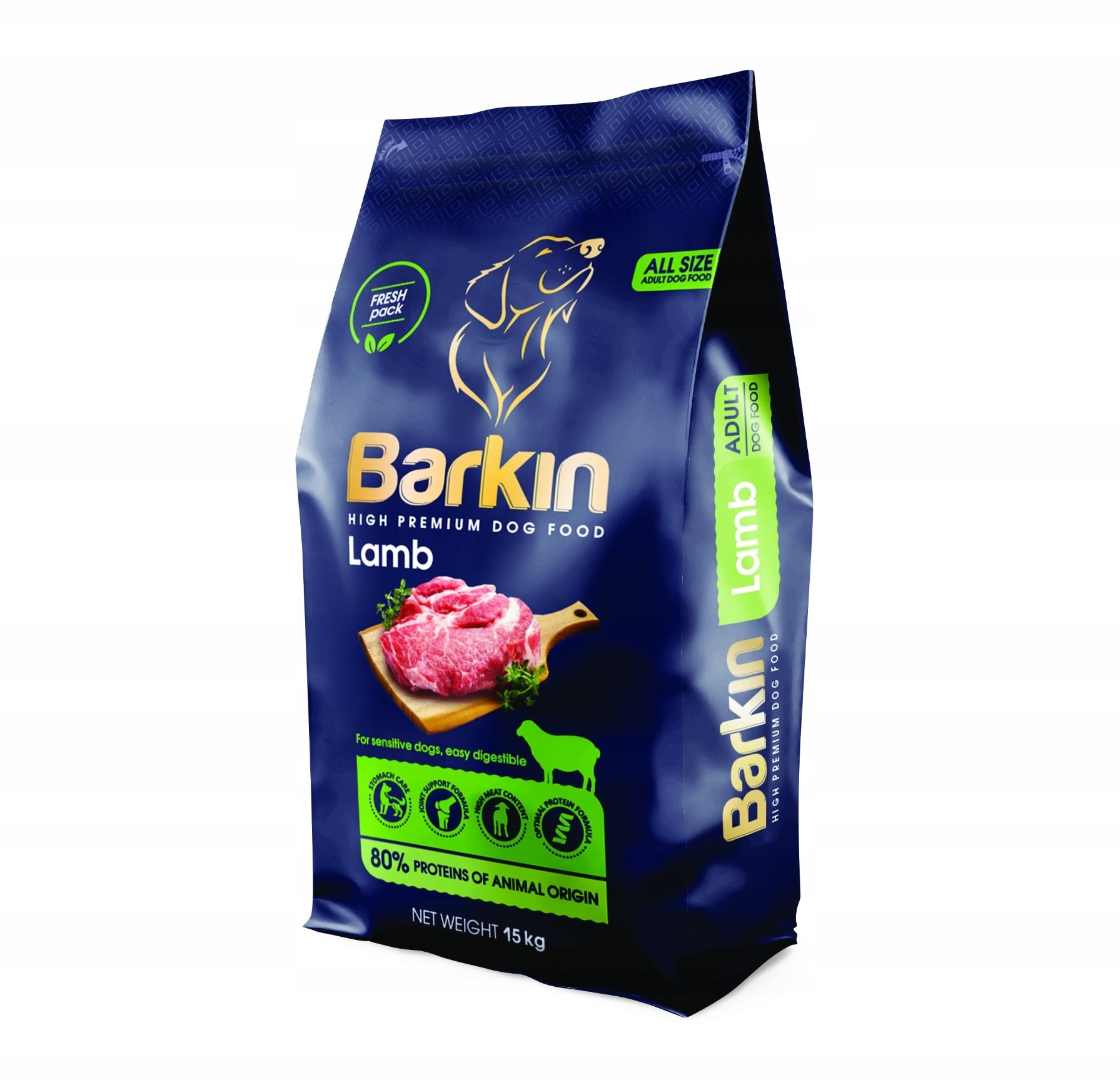 BARKIN HP LAMB ADULT 15KG