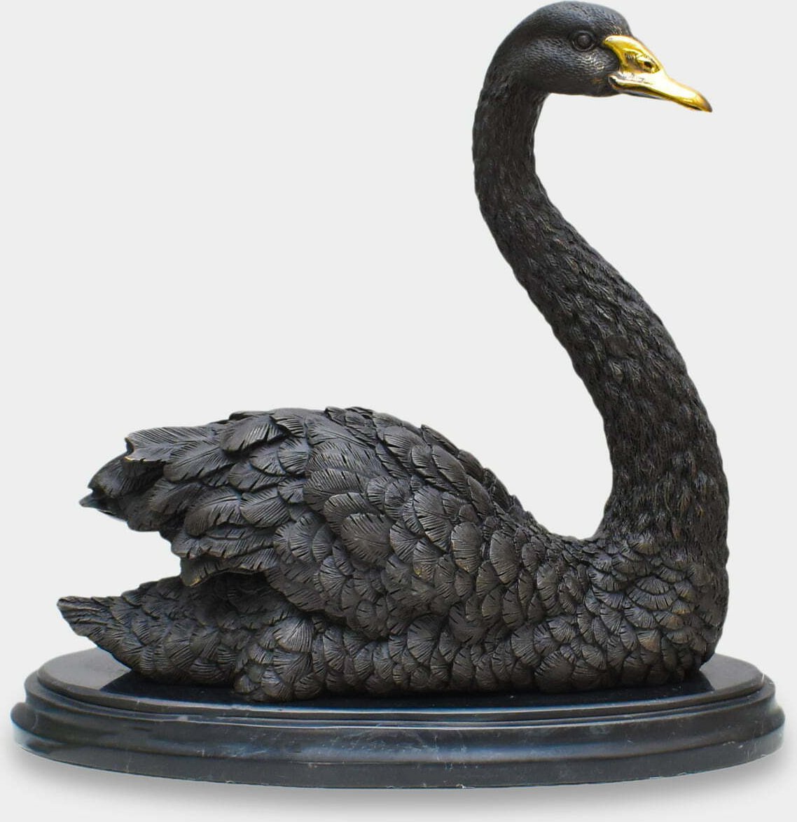 rzezbyzbrazu Łabędź Duży Rzeźba z Brązu