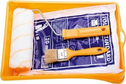 Hardy Zestaw malarski nr 91 wałek 18cm + kuweta + pędzel + taśma + folia (0178-910000)