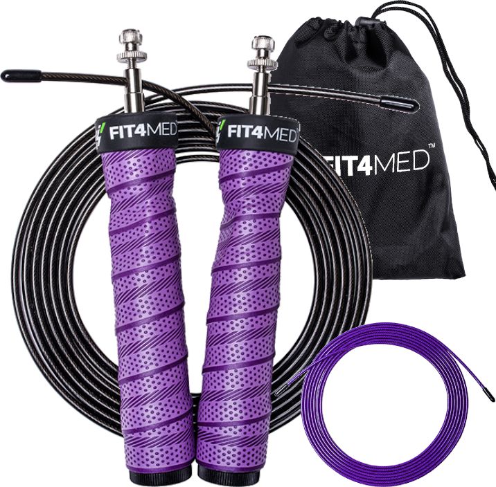 Skakanka sportowa Fit4Med FIT875 fioletowa 300 cm