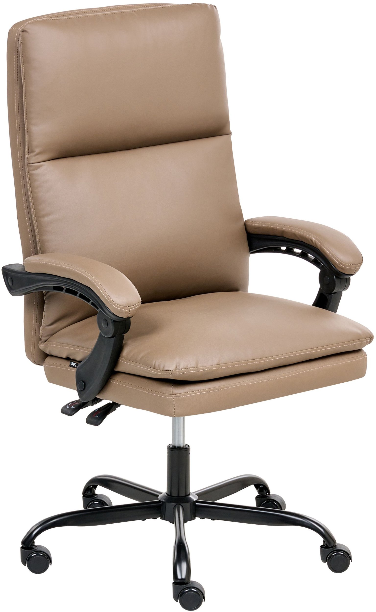 Krzesło biurowe Beliani Fotel biurowy SERENE Brązowy