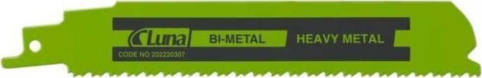 Luna Brzeszczot szablasty, bimetal, do szybkich, prostych cięć metalu 230x25x1,1 8-10T (5 szt.) Luna