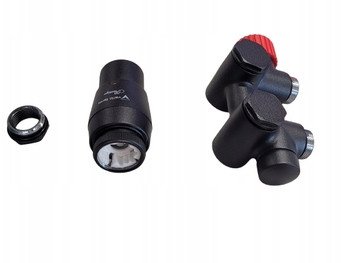 Vario Term zestaw termostatyczny Integra DUO prawy czarny struktura IDGS0214CFK/P