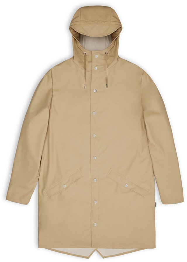 Rains kurtka przeciwdeszczowa unisex LONG JACKET 12020 24 SAND S