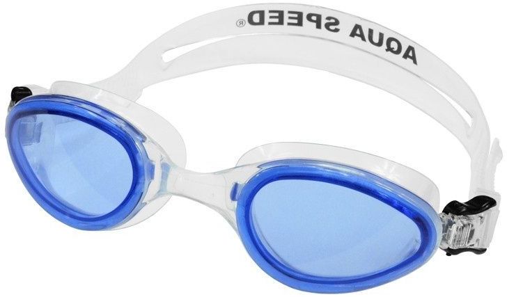 Aqua-Speed Okulary pływackie przeźroczysto-niebieskie (1007700201254)