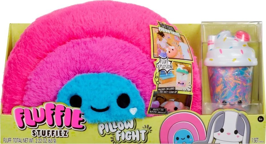 MGA Fluffie Stuffiez - Pluszowa poduszka Tęcza Rainbow (513056)