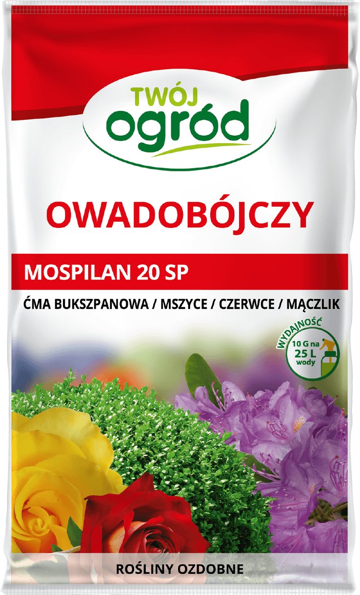 Mospilan 20 SP (acetamipryd) Twój Ogród - środek owadobójczy 10 g - do roślin ozdobnych