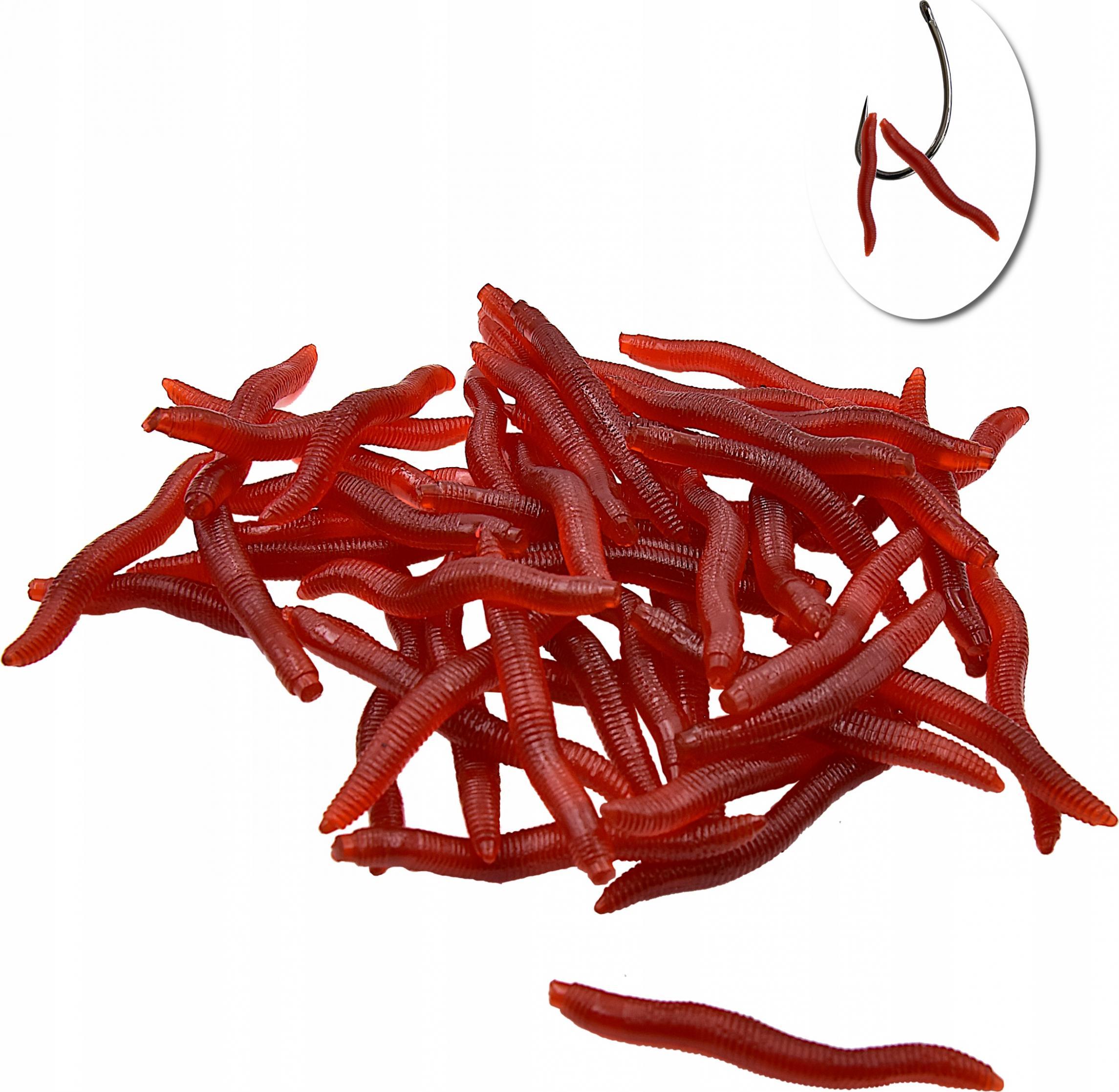 MF SZTUCZNY Robak Ochotka JAK ŻYWA PRZYNĘTA 50 szt