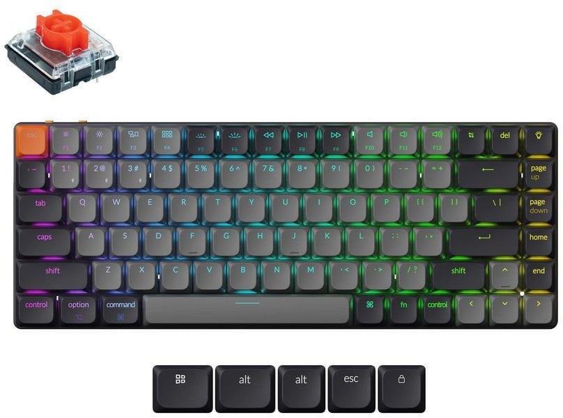 KEYBOARD WRL K3 RGB/BLACK K3X-B1 KEYCHRON