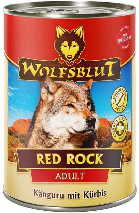 WOLFSBLUT DOG 395g puszka RED ROCK kangur,dynia