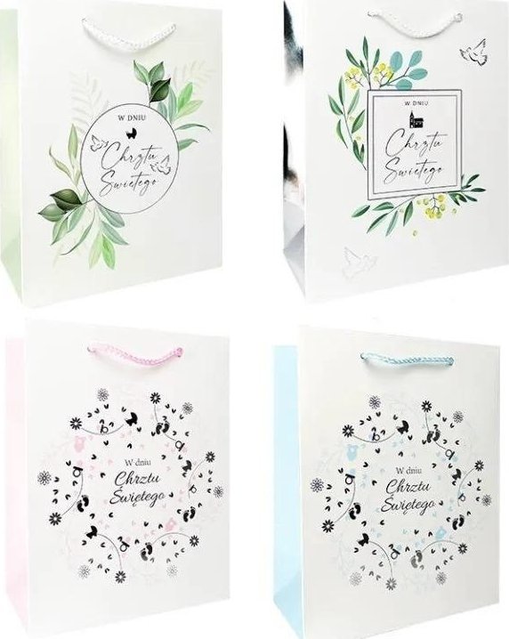 Torba prezentowa Chrzest L MIX